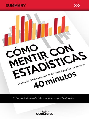 cover image of Cómo mentir con estadísticas